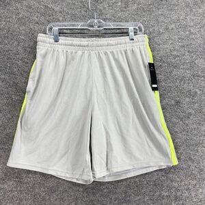 New Essential Elements Activewear Shorts Men L Large Gray High Rise Pull On